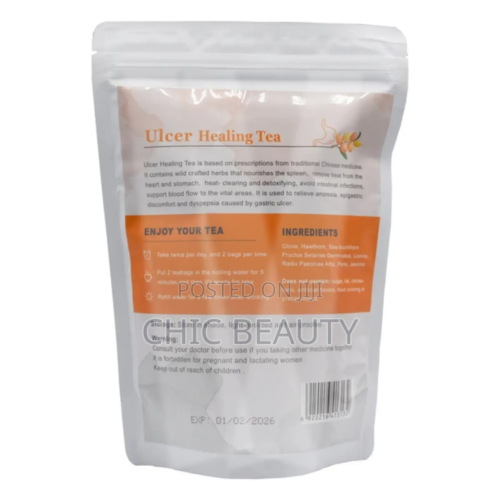 Ulcer Healing Tea 30 Tea Bags