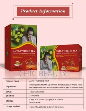 Anti Typhoid Tea Clearing Heat and Detoxication 20 Tea Bags