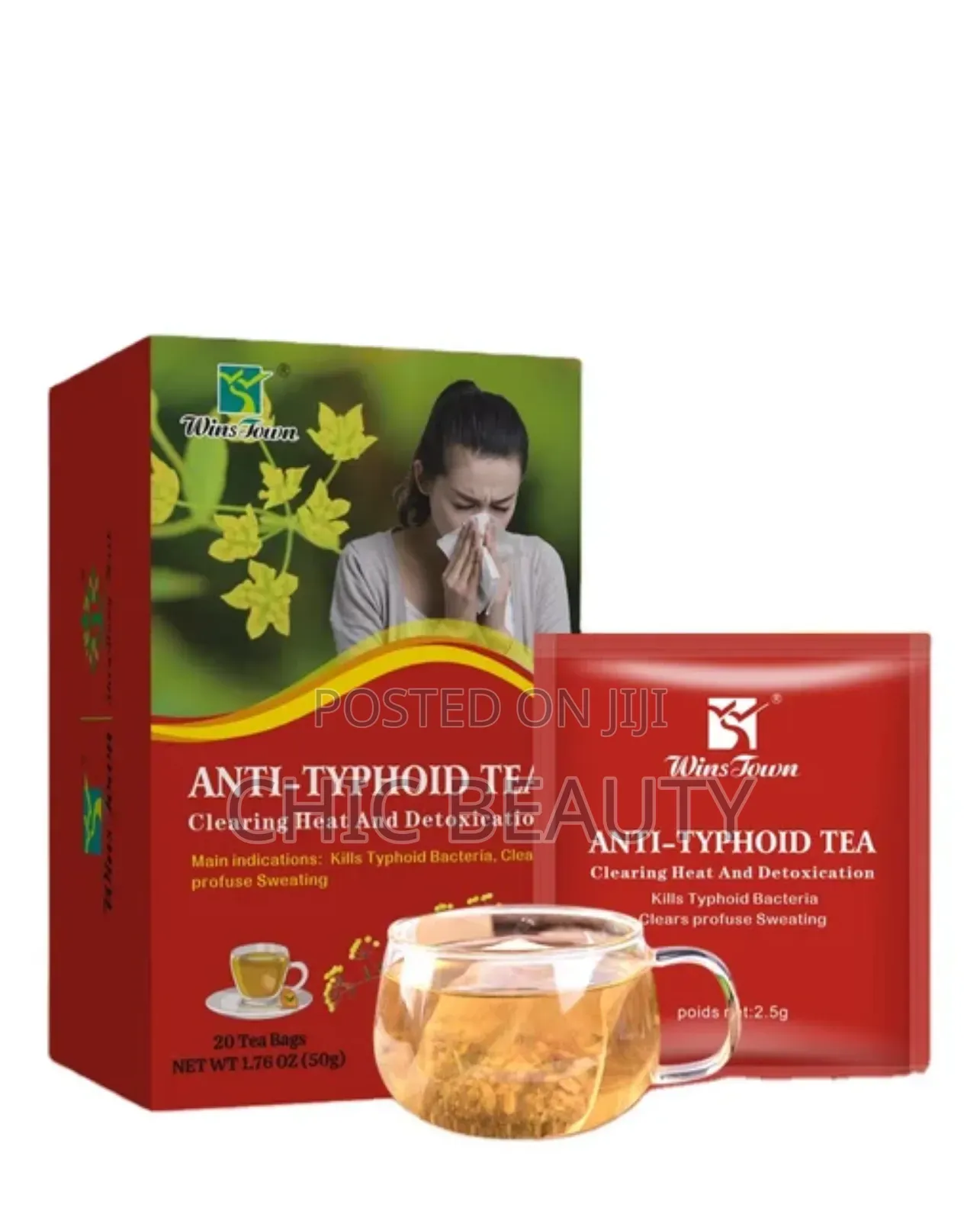 Anti Typhoid Tea Clearing Heat and Detoxication 20 Tea Bags