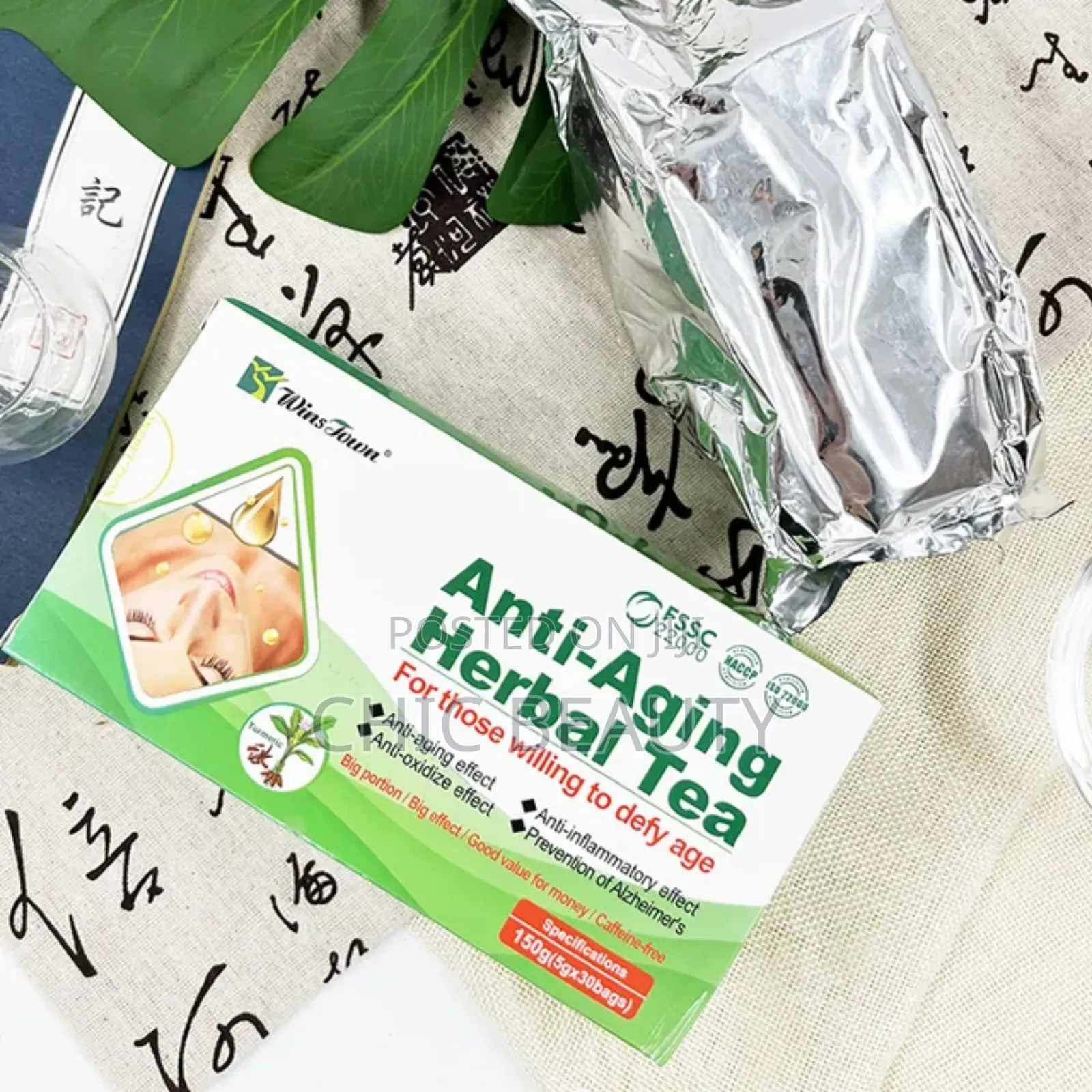Anti Aging Herbal Tea, Anti Inflammatory 30 Tea Bags