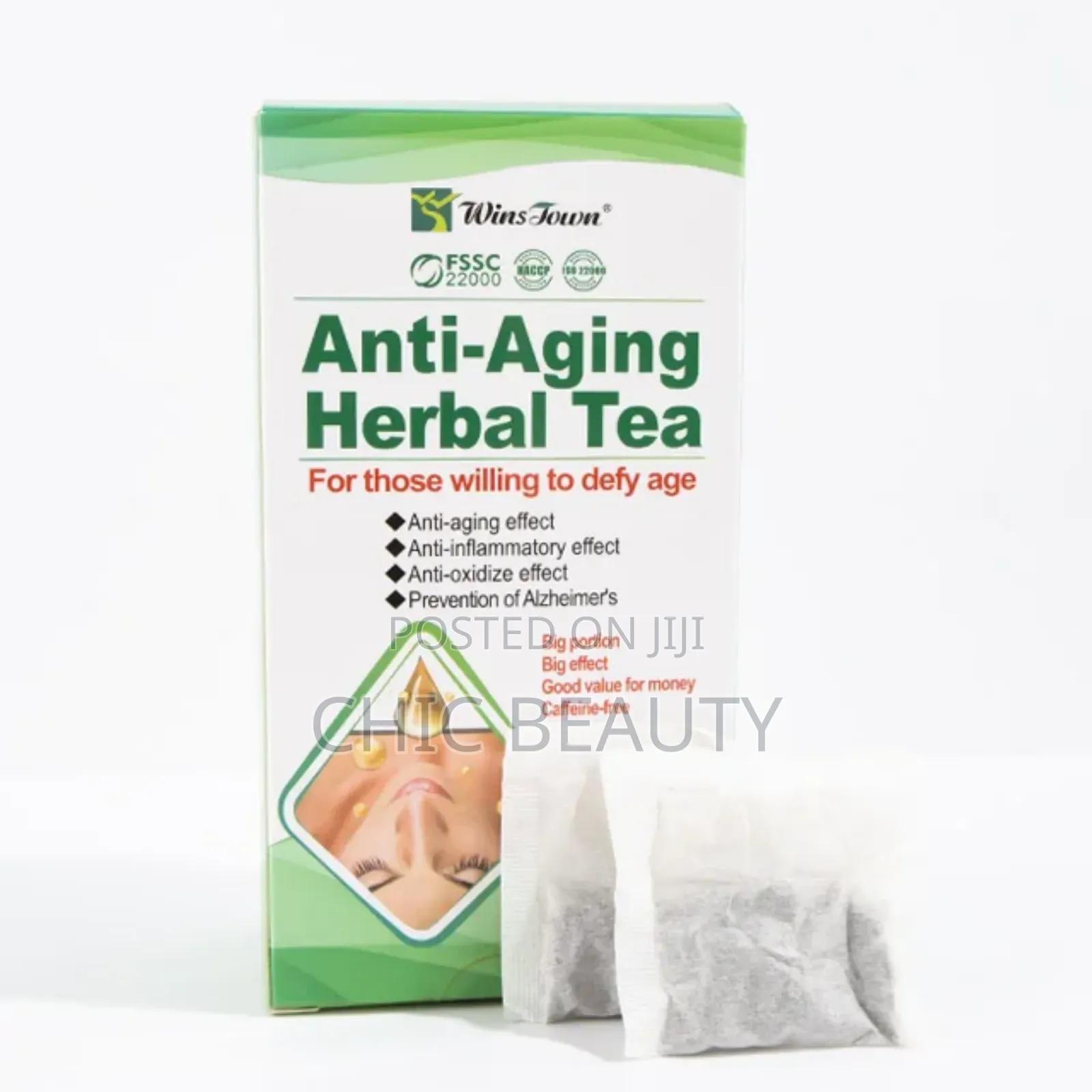 Anti Aging Herbal Tea, Anti Inflammatory 30 Tea Bags