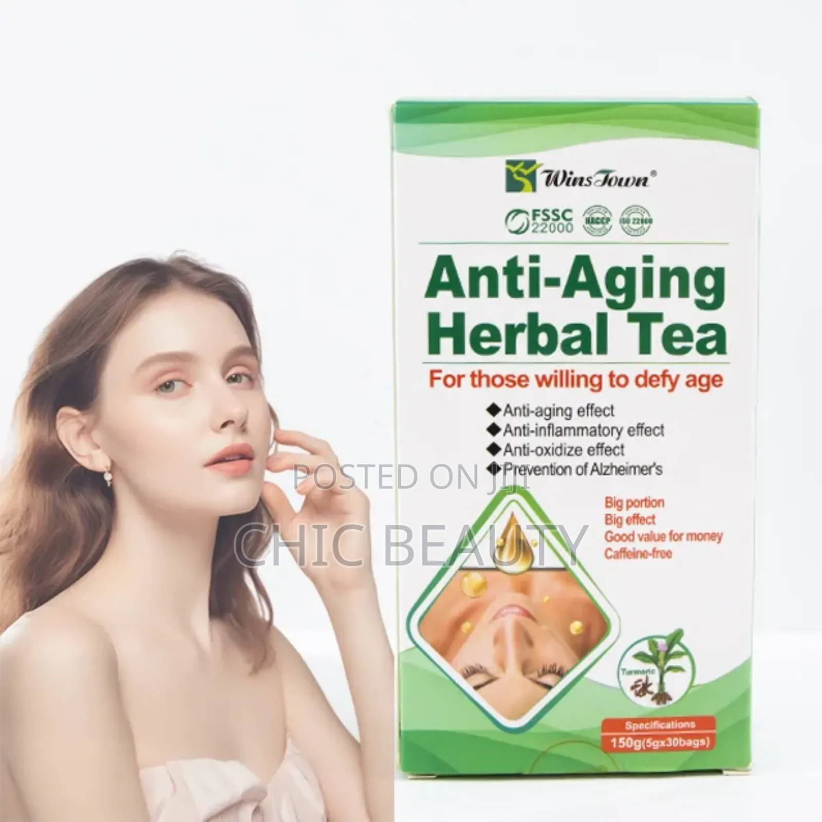 Anti Aging Herbal Tea, Anti Inflammatory 30 Tea Bags