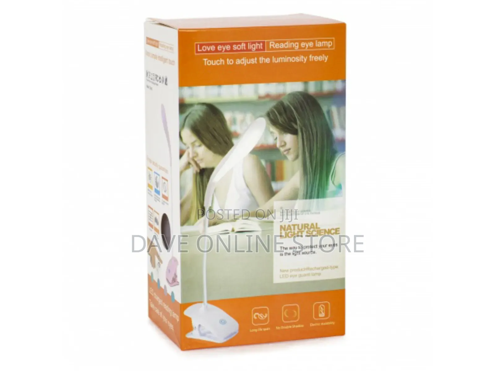Rechargeable Table Lamp With Clip