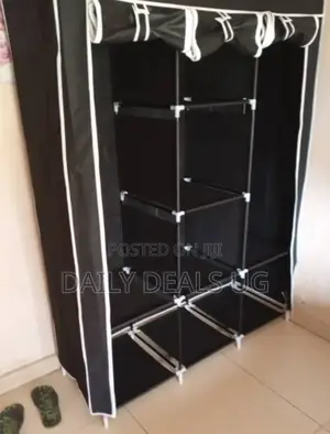 Black Portable Wardrobe