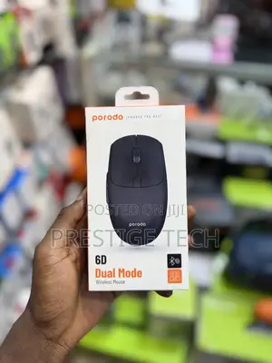 Porodo 6D 2in1 Dual Mode Wireless Bluetooth Mouse