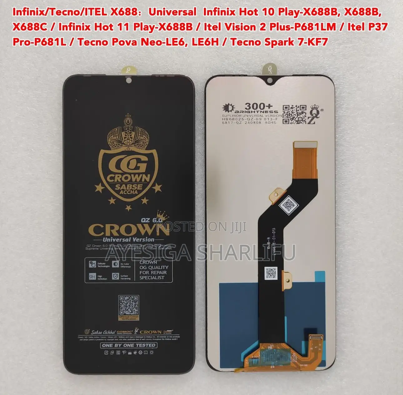 Infinix Hot 10 Play Original Screen