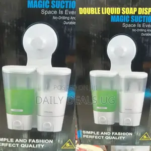 Double Mounted Plastic Soap Dispenser