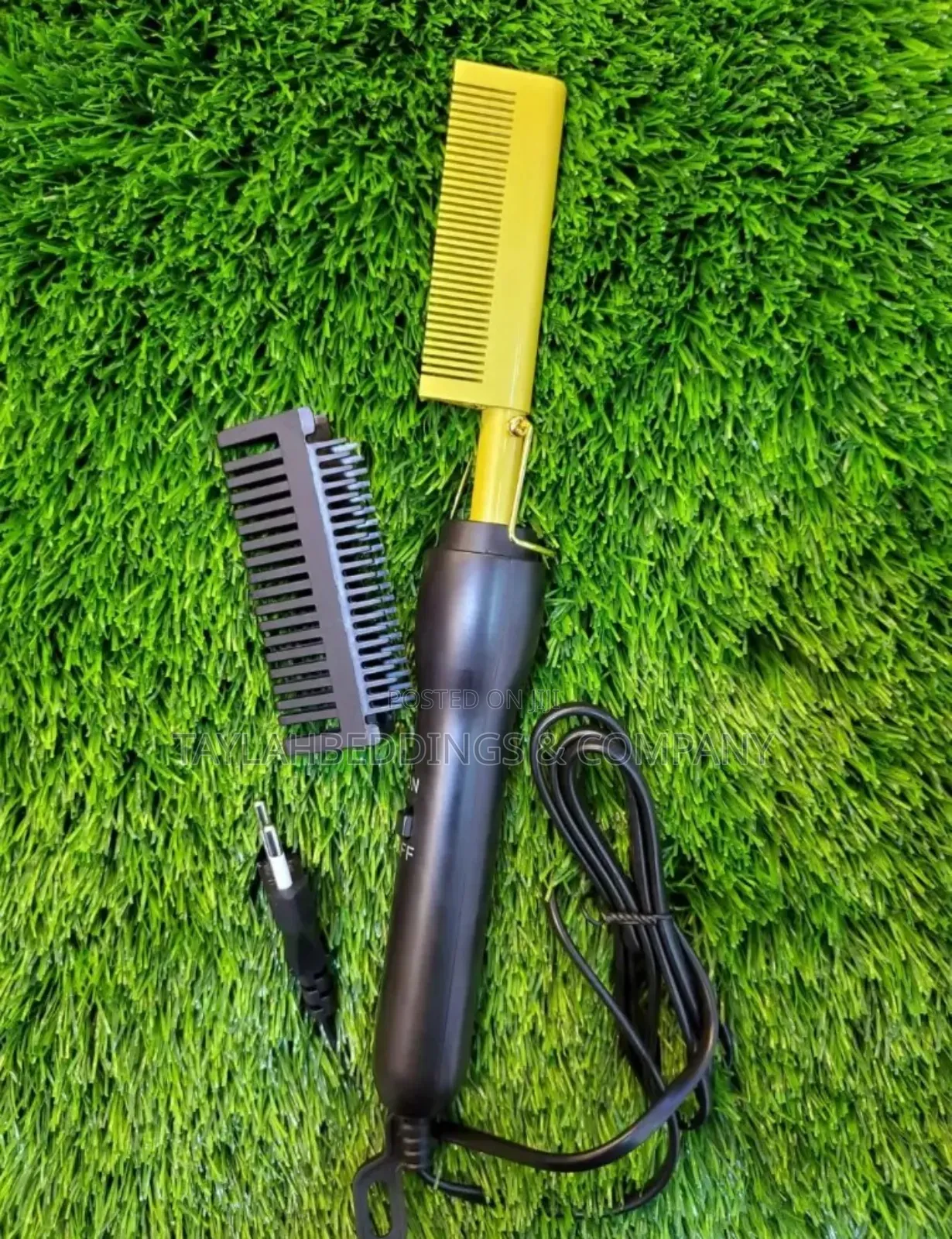 Electric Hot Hair Straightening Comb