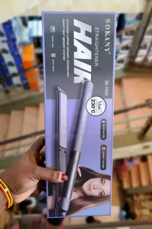 2 in 1 Straightener and Curling Iron Titanium