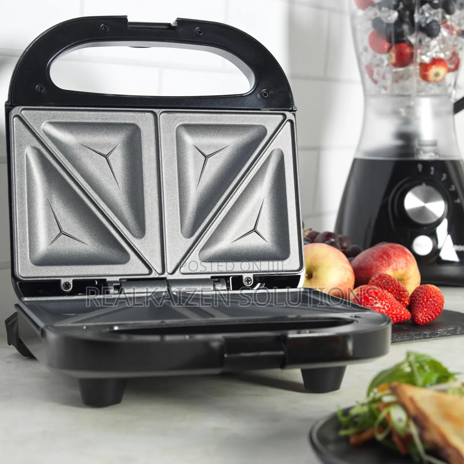 UK PROGRESS 2 Slice Non-Stick Sandwich and Omelette Toaster