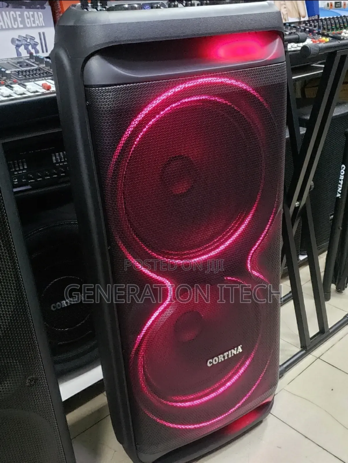 Heavy Bass Rechargeable Speaker With Bluetooth and Mics