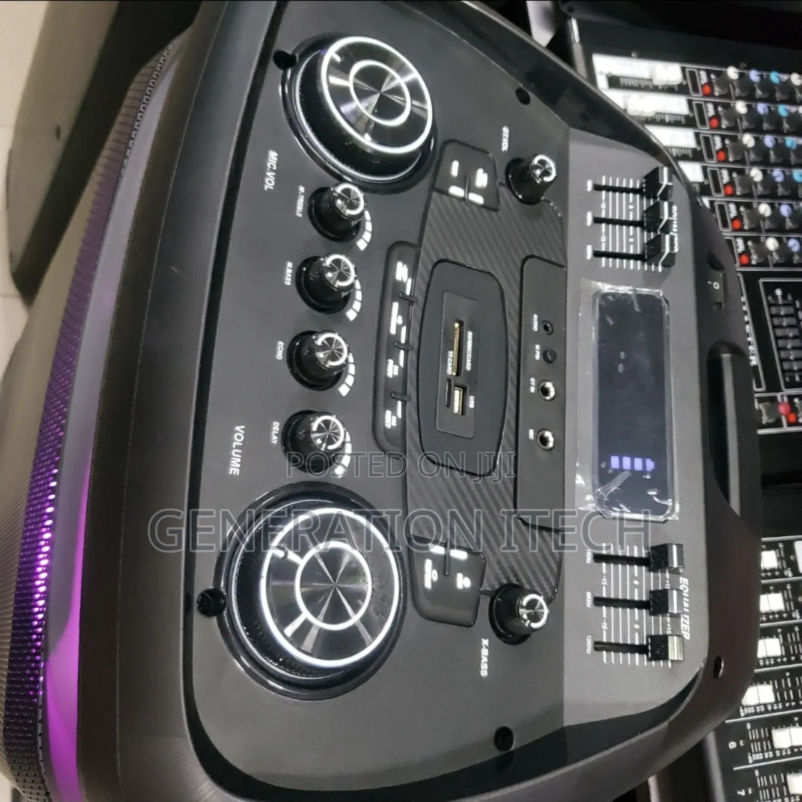 Heavy Bass Rechargeable Speaker With Bluetooth and Mics