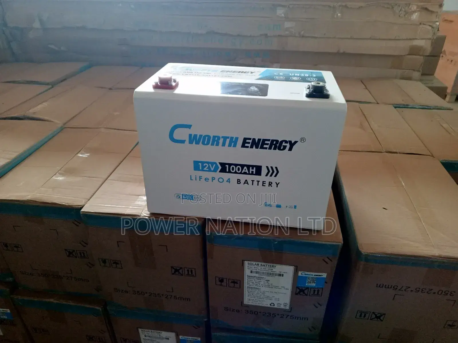 100ah 1.28kwh Cworth Lithium Battery