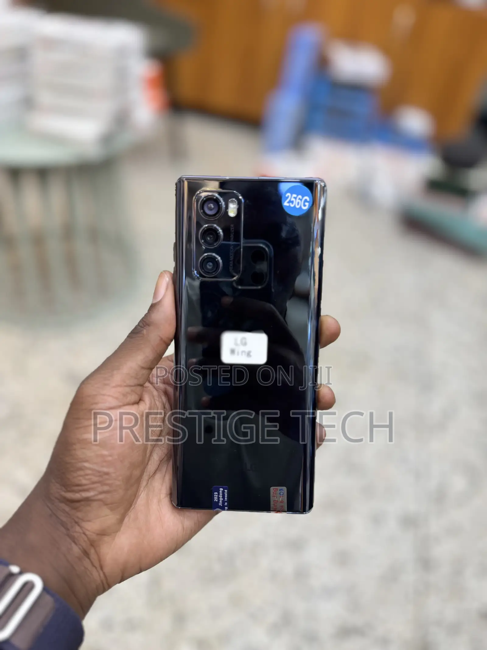 LG Wing 5G 256 GB Black