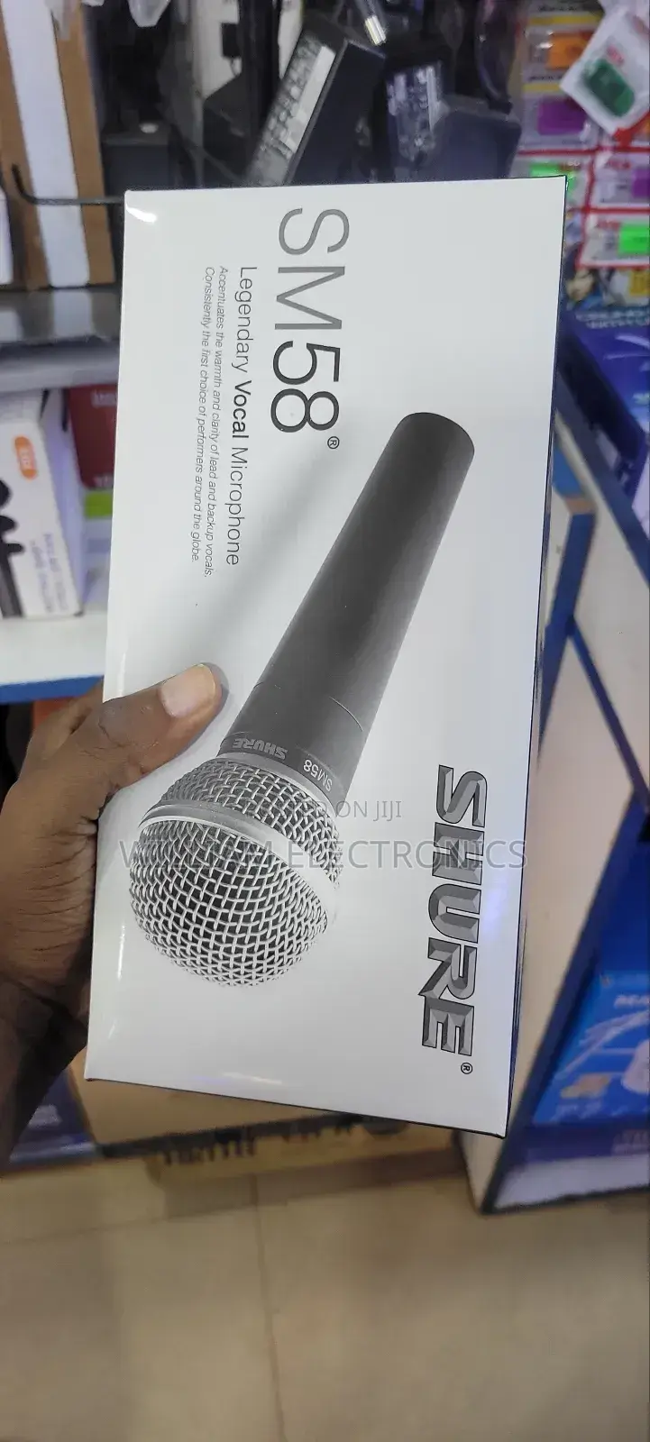 Black Wired Microphone/Professional Shure SM58 Microphone