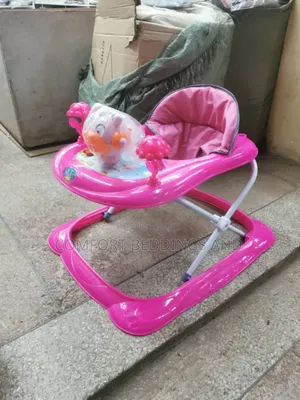 Baby Walker With Wheels Pink