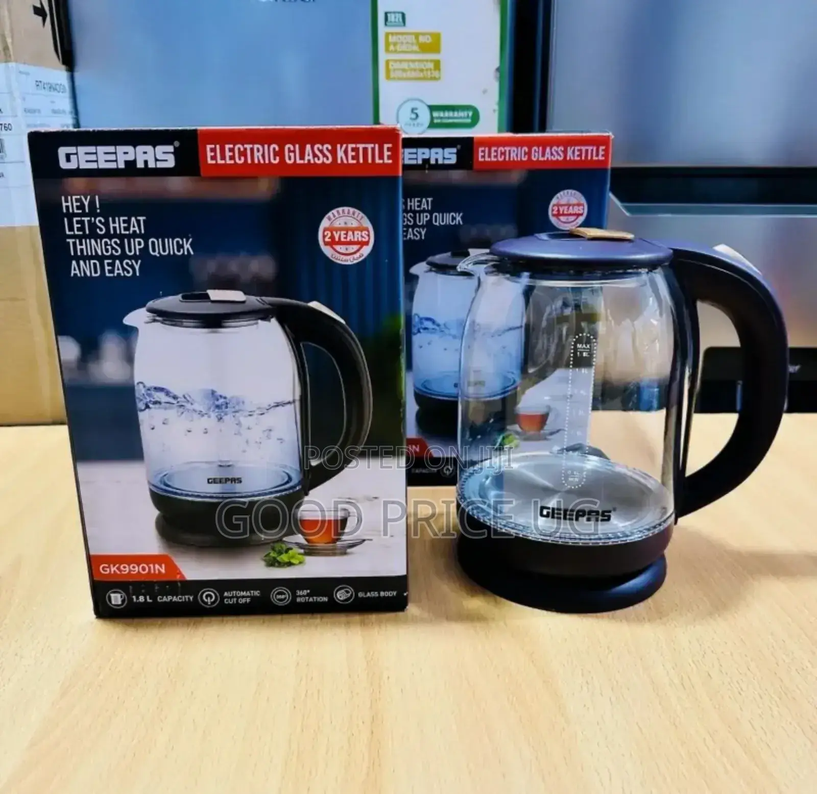 Geepas Glass Kettle
