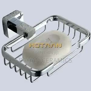 Stainless Double Soap Holders.