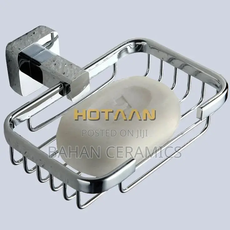 Stainless Double Soap Holders.