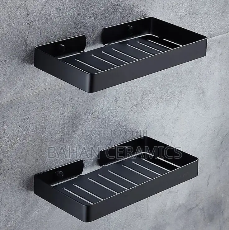 Stainless Double Soap Holders.