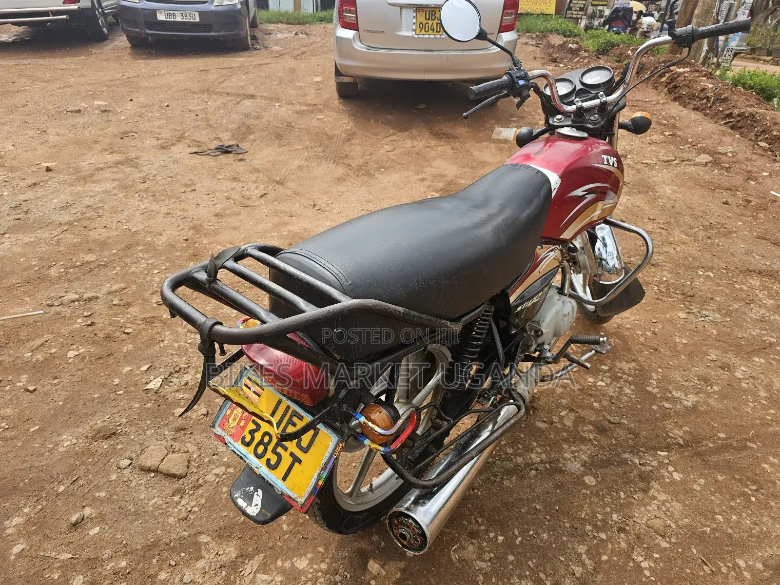 TVS XL 100 2017 Red