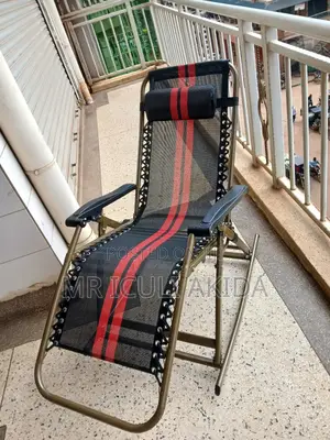 Foldable Inclining Rocking Deck Metallic Frame Chair