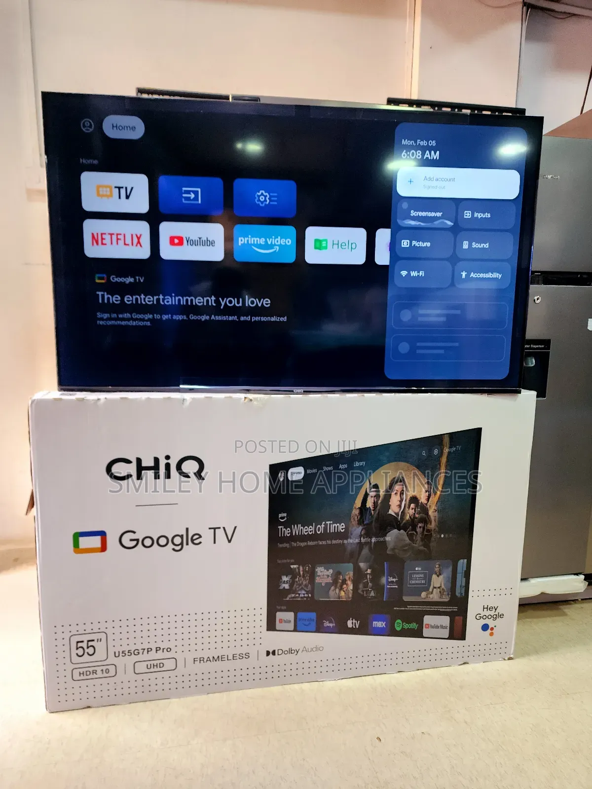 Chiq 55inches Android Pro Tv