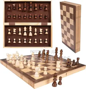 Foldable Wooden Chess Board