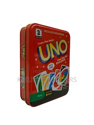 Deluxe Iron Box UNO Card Game