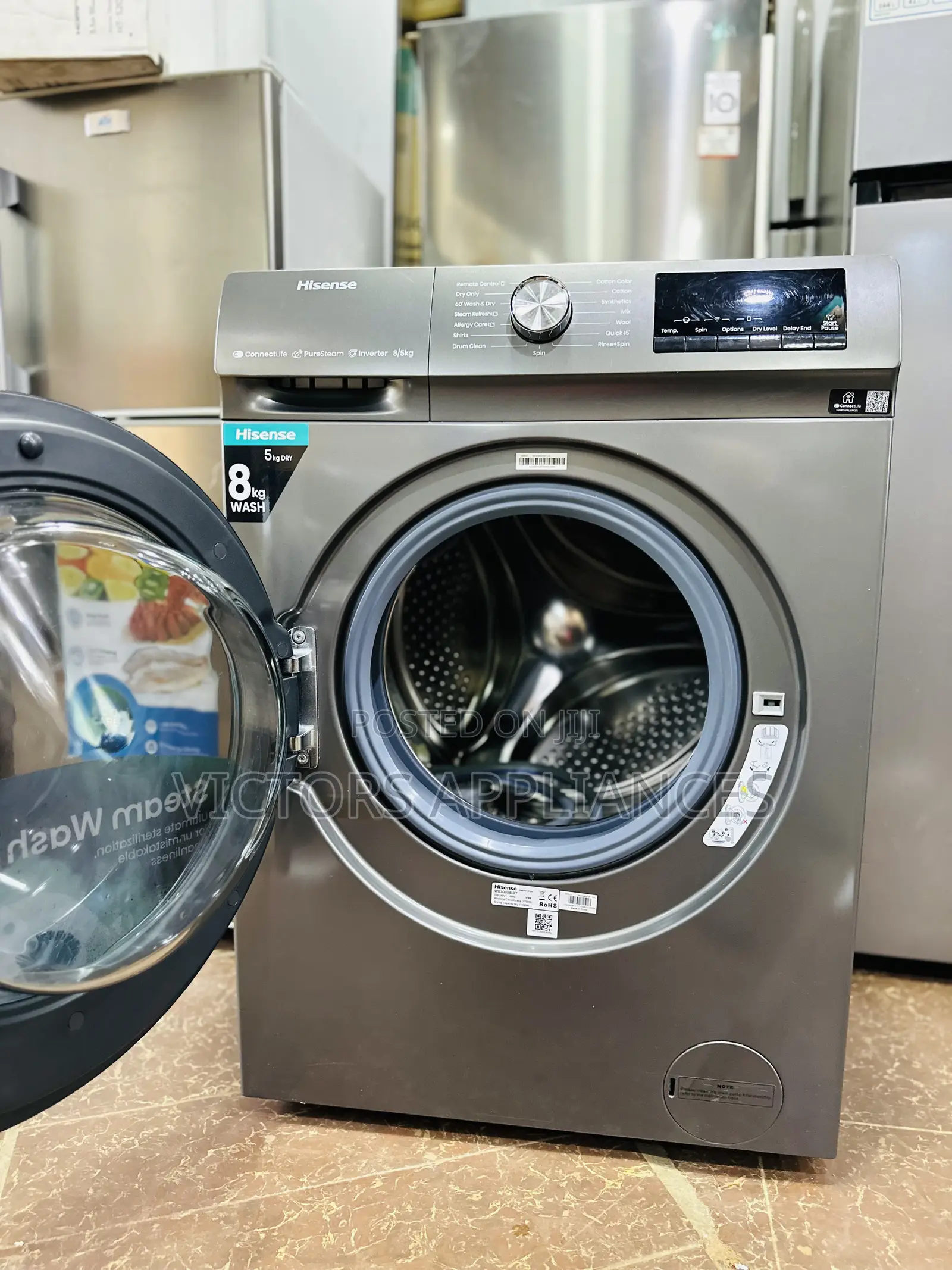 Hisense 8kg Wash and Dry Frontloader Washing Machine