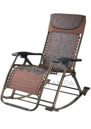 Garden Relaxing Zero Gravity Lounger Inclining Rocking Chair