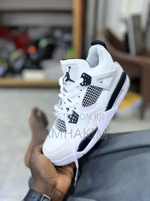 Classic Air Jordan 4 Retro Military Black in Stock