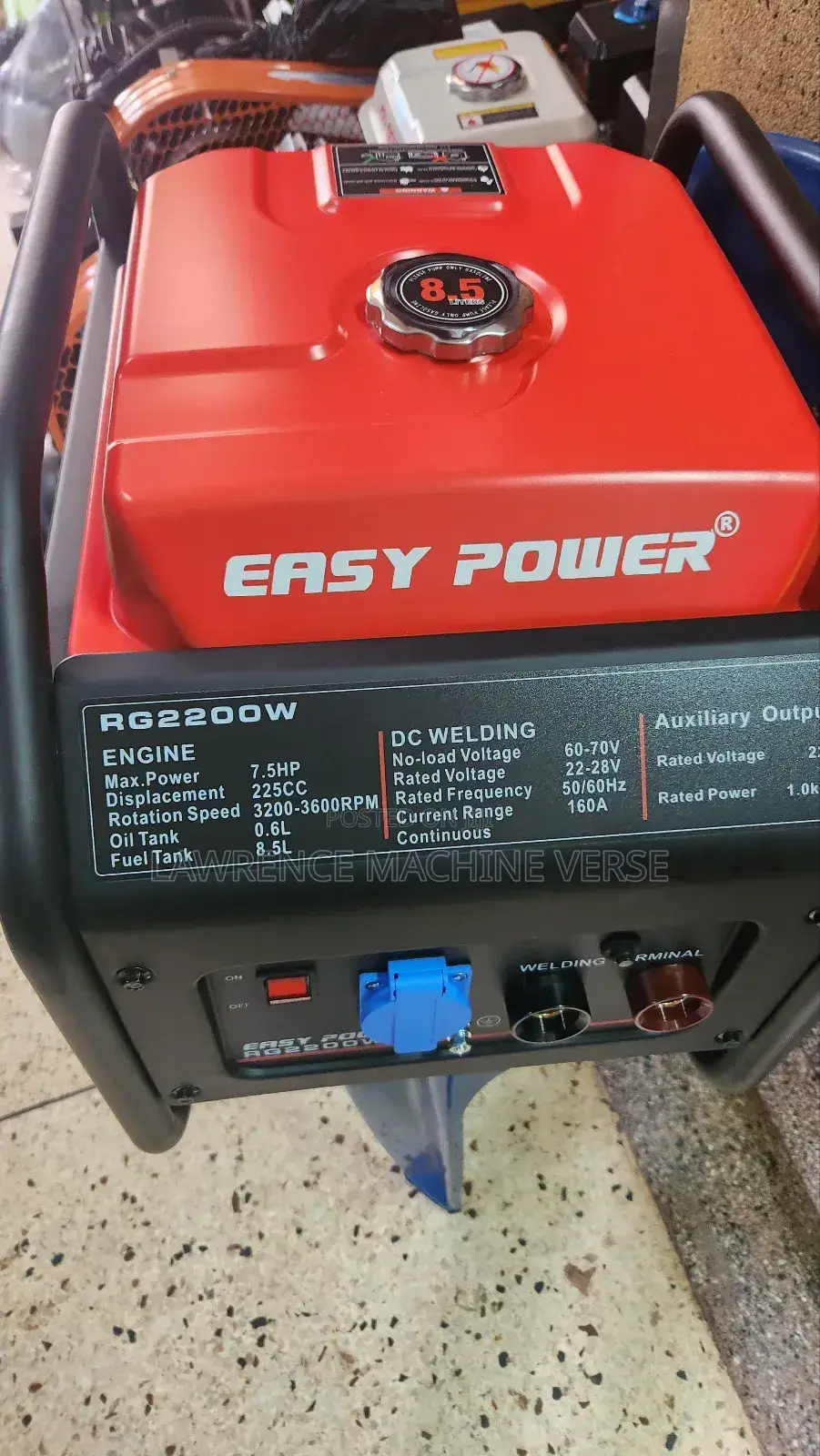 Welding Gegenerator 160A 1 .5kva