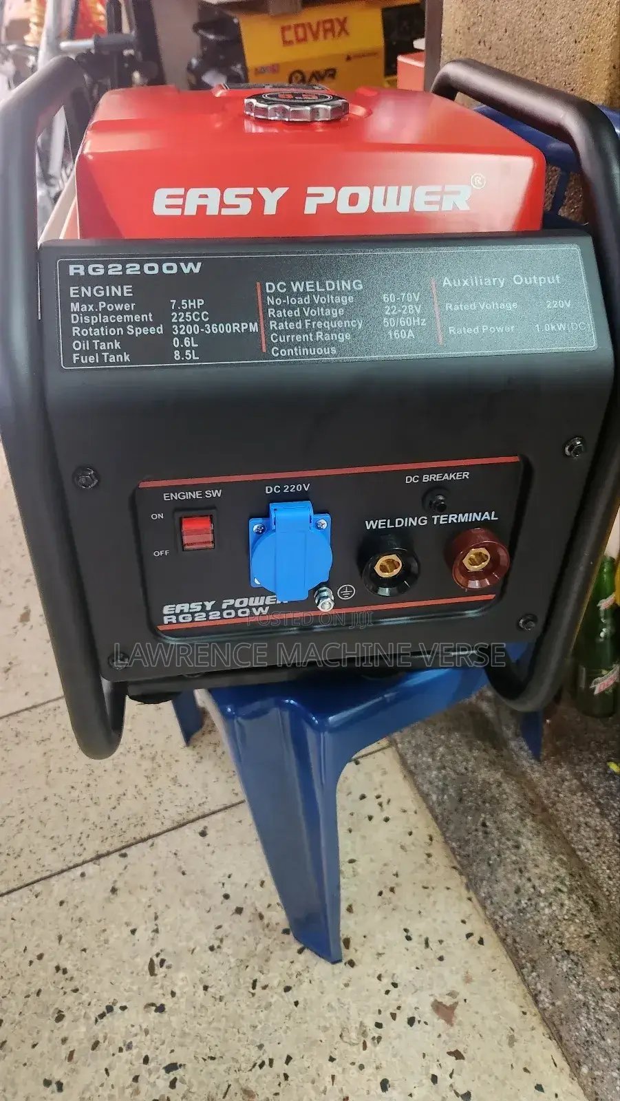 Welding Gegenerator 160A 1 .5kva