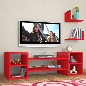 Modern Tv Stand in Red Colour Call Us On