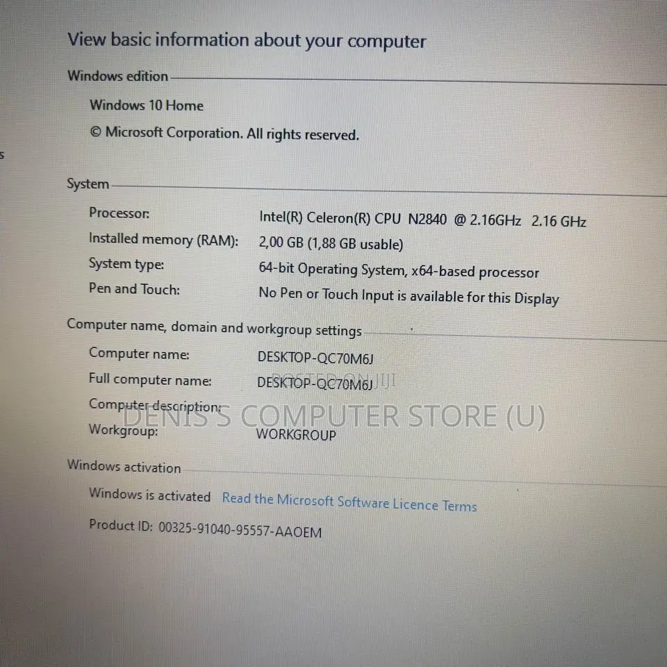 Laptop Asus A42DE 6GB Intel Celeron SSD 128GB
