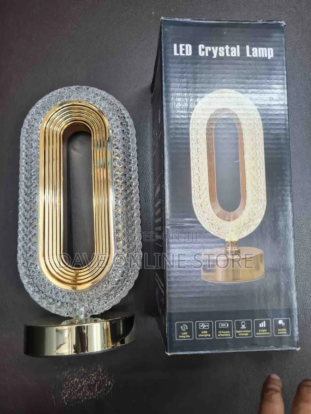 Led Crystal Table Lamp