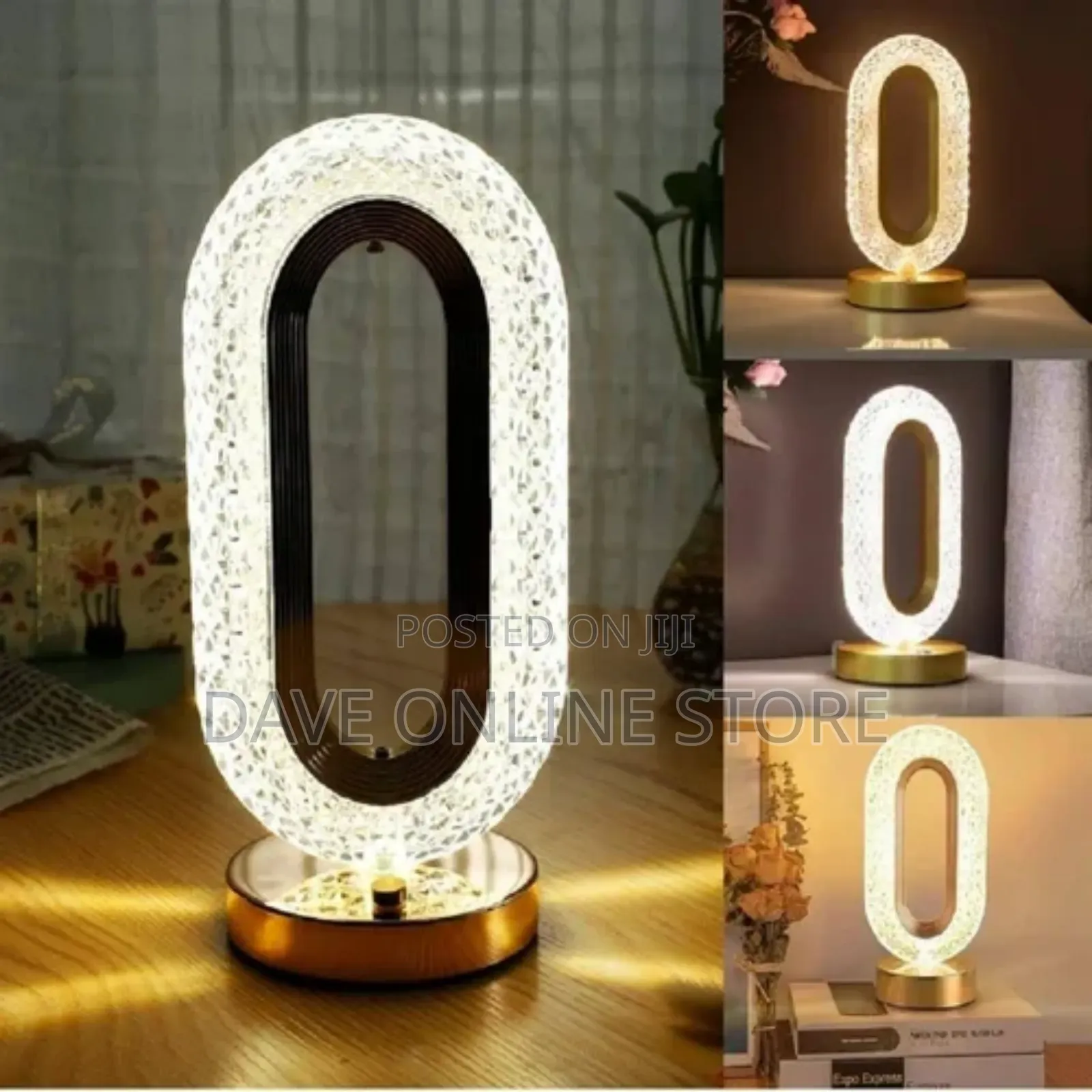 Led Crystal Table Lamp