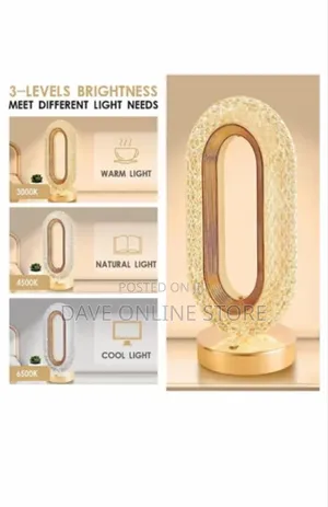 Led Crystal Table Lamp