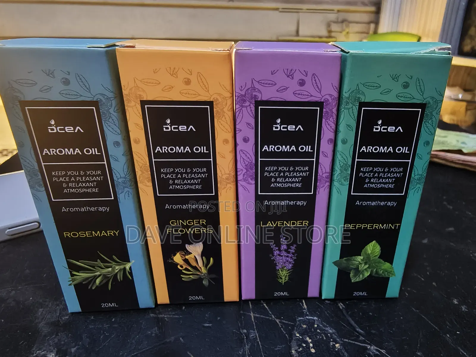 4 Pieces Essential Aromatherapy Oil Set