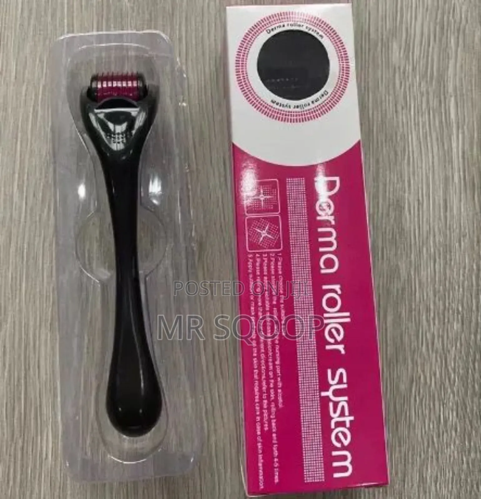 Micro Needle Derma Roller Skincare Beard Growth Brush