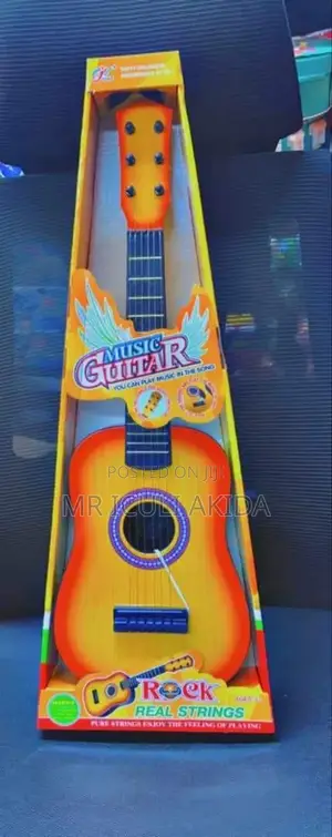 Polished Solid Wood 21inch 6strings Kids Playing Guitar