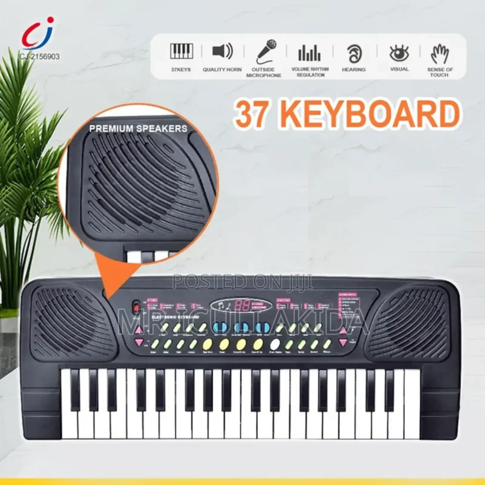 37keys Kids Mini Musical Piano Keyboard With Microphone