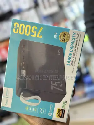 Hoco J94 Power Bank 75000mah With LED Digital Display