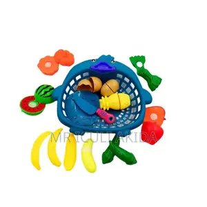 Kids Magnetic Fruit, Vegetable Pretend Basket Playing Toys