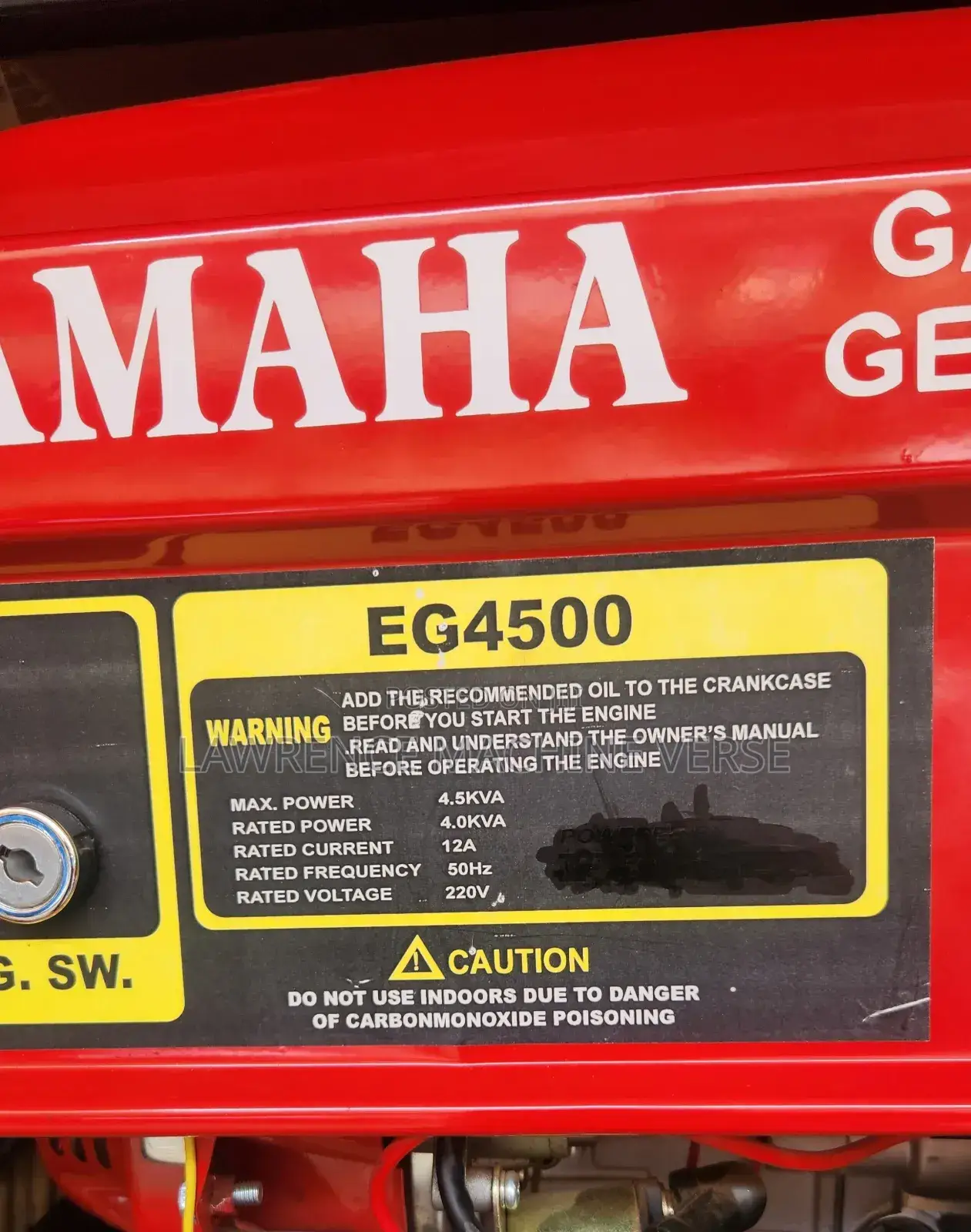 Yamaha Generator 4kva Key Start