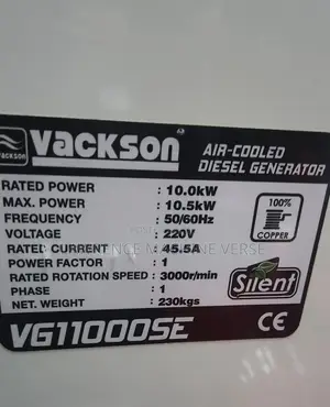 Diesel Generator 10kva/10.5kva Super Silent