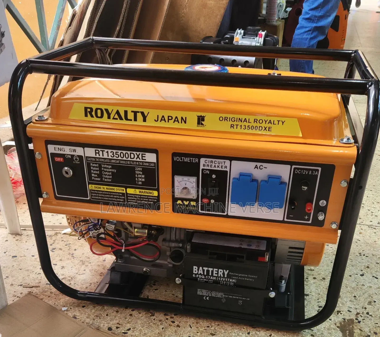 Gasoline Generator 6 .5kva Japan Made