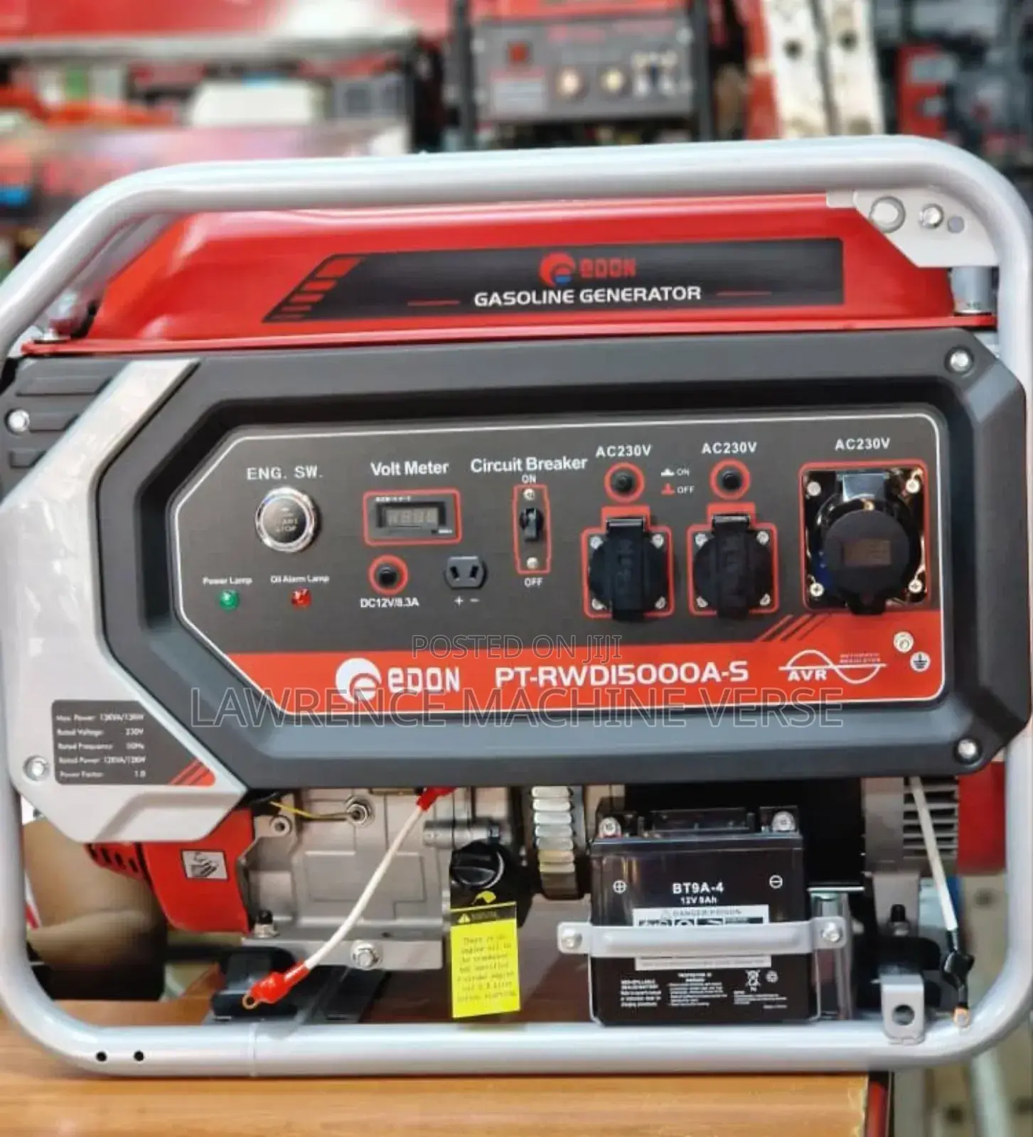 Gasoline Generator Push to Start 10kva