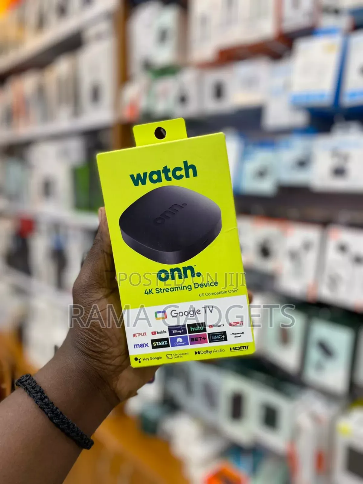 Onn. Google TV Streaming Box (New, 2023), UHD